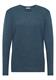 Strukturpullover teal blue heather melange