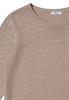 Strukturpullover toffee cream heather melange