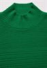 Strukturpullover vibrant green