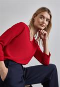 Strukturshirt autumn red