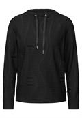 Strukturshirt black