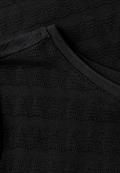 Strukturshirt black