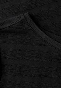 Strukturshirt black