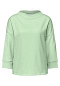 Strukturshirt gleam green mel.