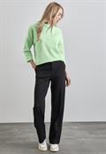 Strukturshirt gleam green mel.