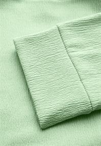 Strukturshirt gleam green mel.