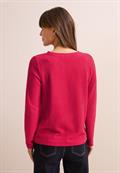 Strukturshirt granita red