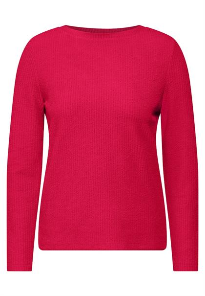 Strukturshirt granita red