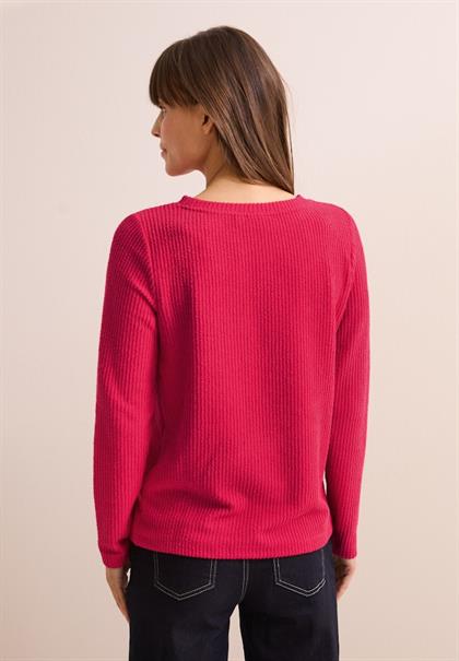 Strukturshirt granita red