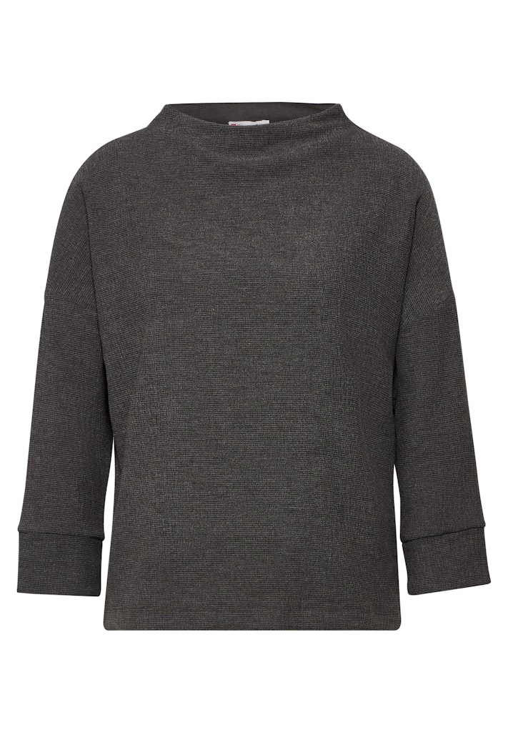 STREET ONE Rollkragenshirt, mit 3/4 Ärmeln günstig online kaufen