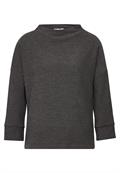 Strukturshirt gravel grey mel.