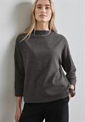 Strukturshirt gravel grey mel.