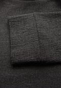 Strukturshirt gravel grey mel.