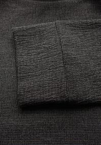 Strukturshirt gravel grey mel.