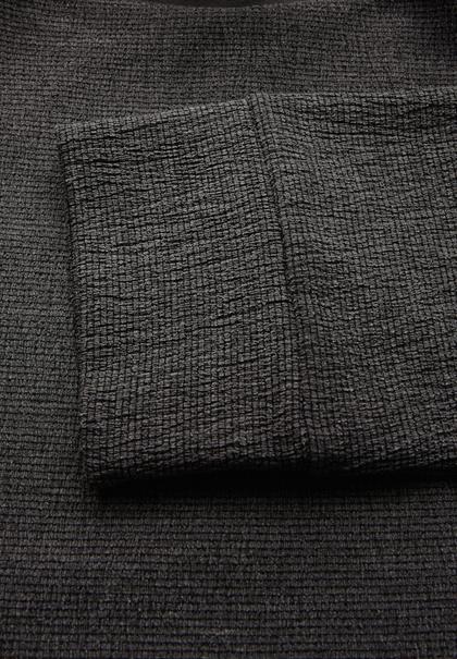 Strukturshirt gravel grey mel.