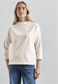 Strukturshirt lucid white