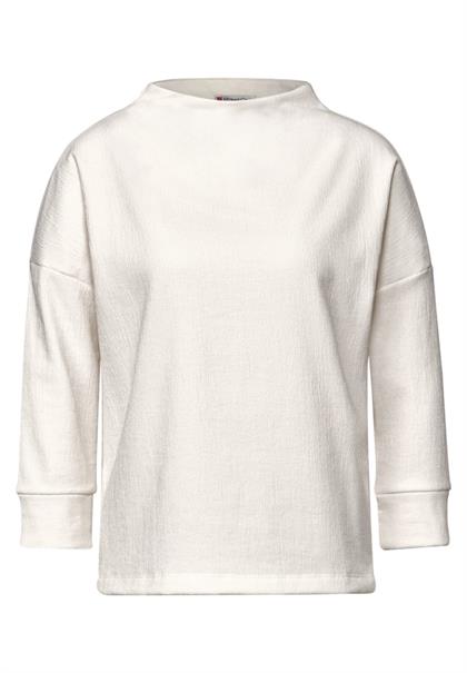 Strukturshirt lucid white