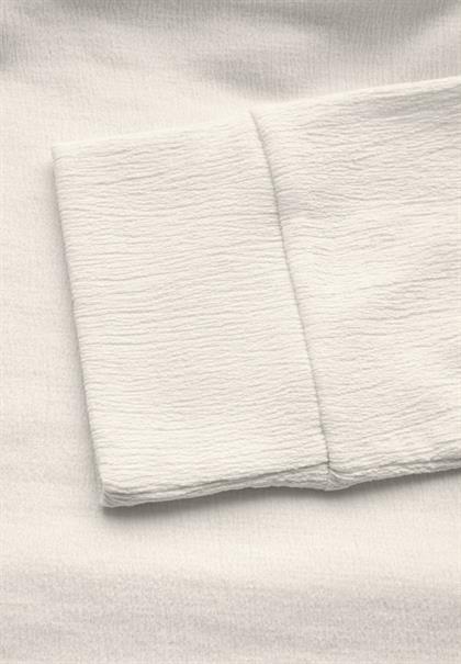 Strukturshirt lucid white