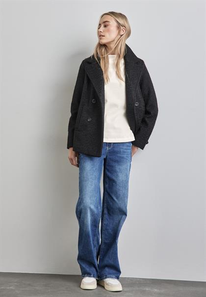 Strukturshirt lucid white