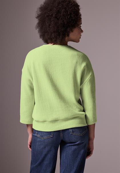 Strukturshirt lush lime