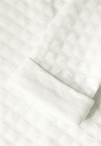 Strukturshirt mit Details lucid white