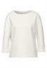 Strukturshirt mit Details lucid white