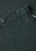 Strukturshirt mit Knöpfen slate khaki