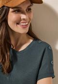 Strukturshirt mit Knöpfen slate khaki