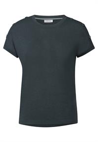 Strukturshirt mit Knöpfen slate khaki
