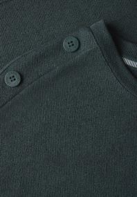 Strukturshirt mit Knöpfen slate khaki