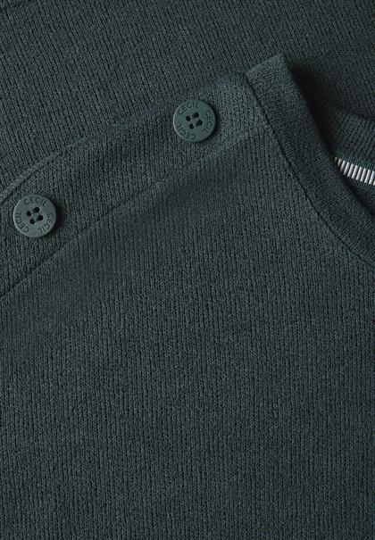 Strukturshirt mit Knöpfen slate khaki