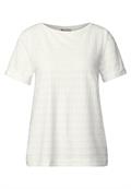 Strukturshirt off white