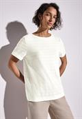 Strukturshirt off white