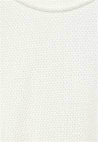 Strukturshirt off white