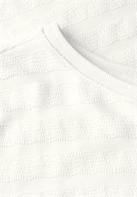 Strukturshirt off white