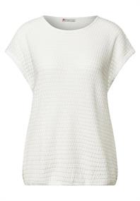 Strukturshirt off white