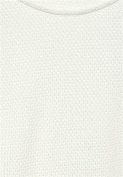 Strukturshirt off white
