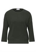 Strukturshirt oil green