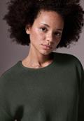 Strukturshirt oil green