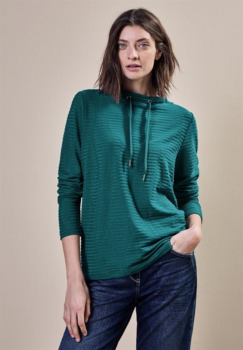 strukturshirt-petrol-green