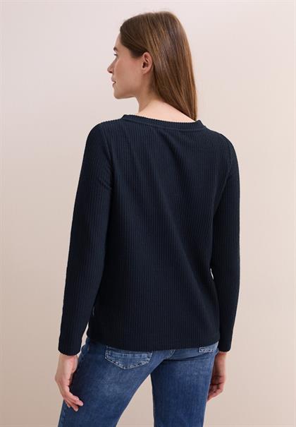 Strukturshirt universal blue