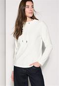 Strukturshirt vanilla white