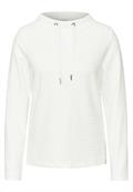 Strukturshirt vanilla white