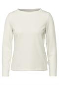 Strukturshirt vanilla white