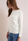 Strukturshirt vanilla white