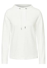 Strukturshirt vanilla white