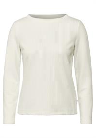 Strukturshirt vanilla white