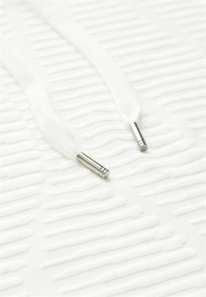 Strukturshirt vanilla white