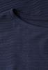 Struktushirt in Unifarbe urban navy blue