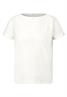 Struktushirt in Unifarbe vanilla white